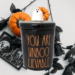 Rae Dunn Ghost You are UnBoolievable Black Jar